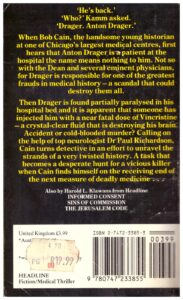 Deadly Medicine – photo of this copy