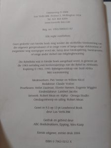 Die Navolging van Christus – foto van hierdie eksemplaar