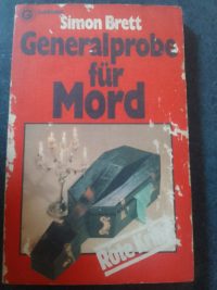 Generalprobe für Mord - front cover