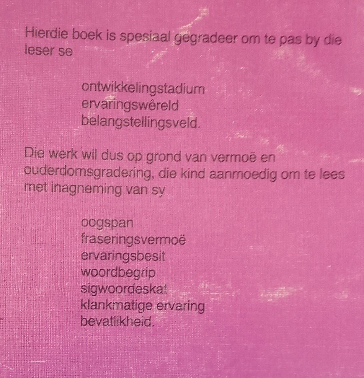 Eendag het daar iets gebeur - back cover