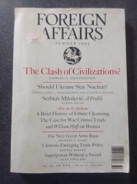 Foreign Affairs Summer 1993 - front cover