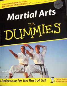 Martial Arts For Dummies – front cover of this copy