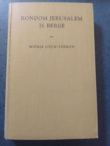 Rondom Jerusalem is Berge – voorblad van hierdie eksemplaar